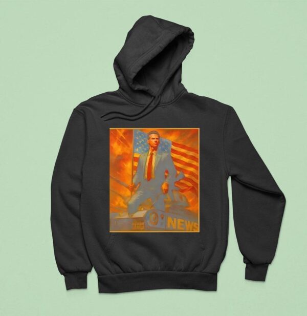 Gavin Newsom Patriotic Tank Hoodie