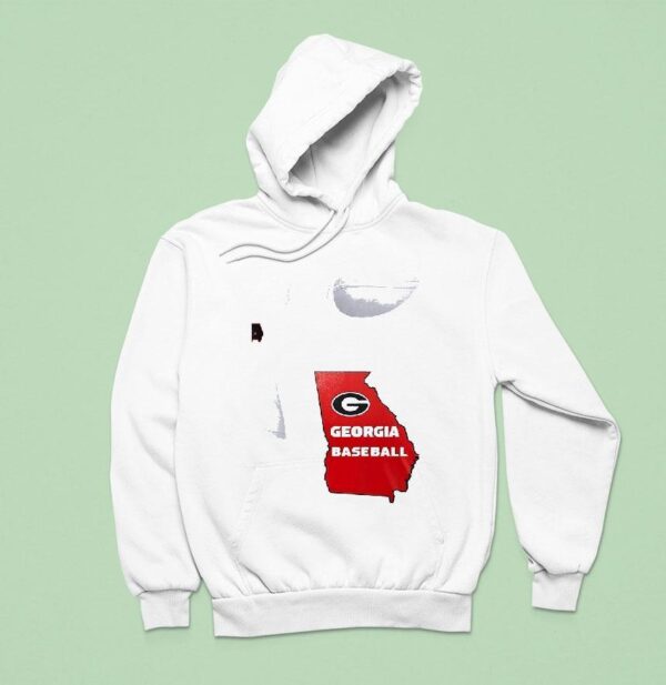 Georgia Baseball Biiiiig Georgia Guy Map Hoodie