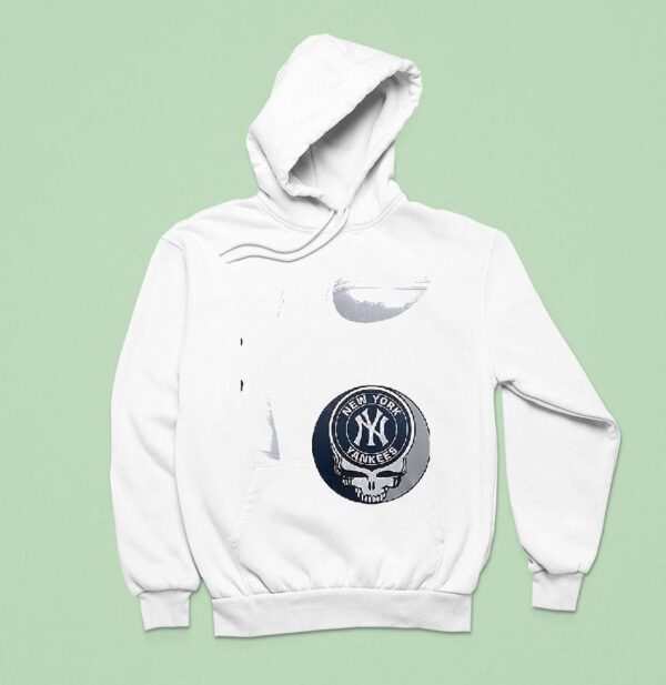 Grateful Dead X New York Yankees Logo Bear Hoodie