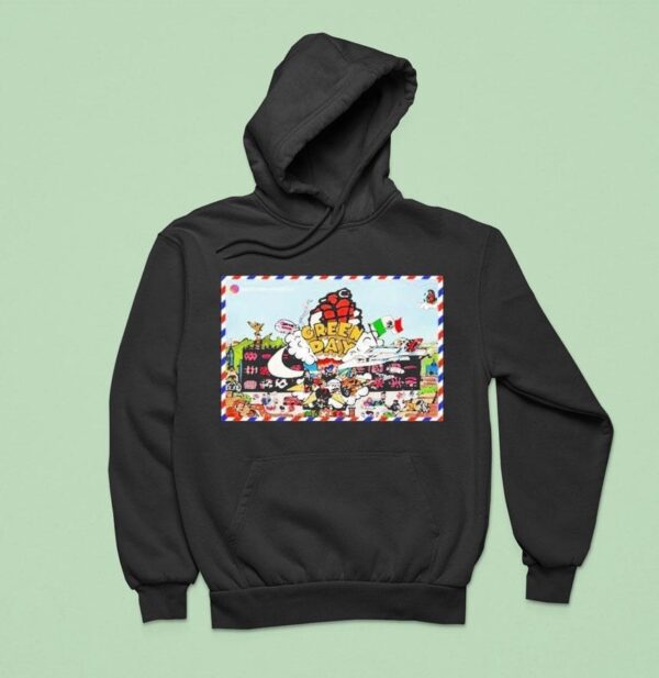 Green Day News Mexico Saviors Tour Hoodie