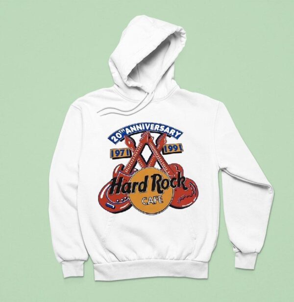 Hard Rock Cafe Th Anniversary Vintage Hoodie