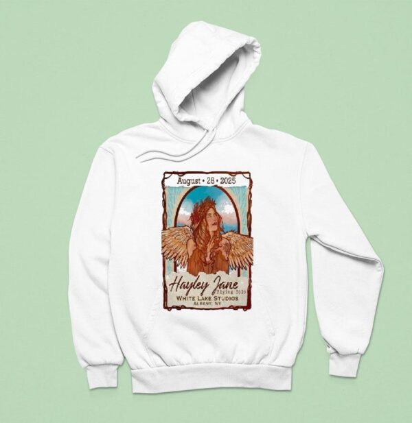 Hayley Jane Flying Solo White Lake Studios Albany Ny Wings Hoodie