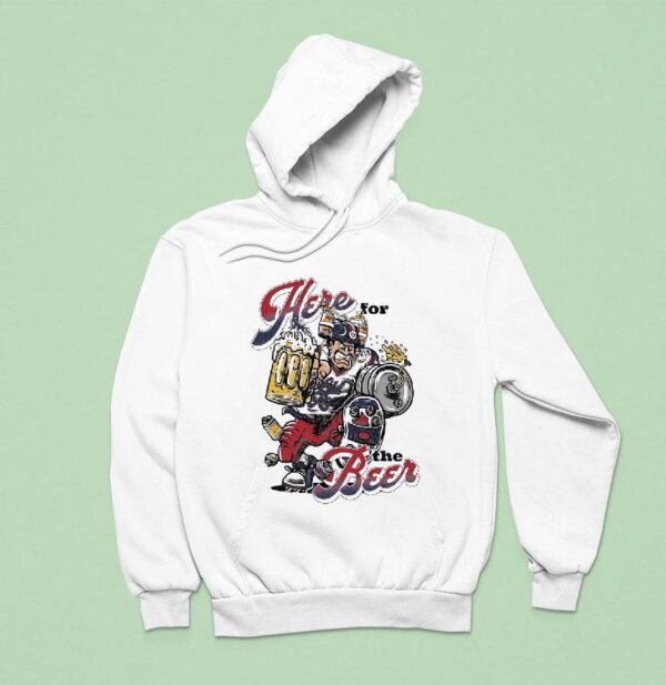 Here For The Beer Old Row Hoodie