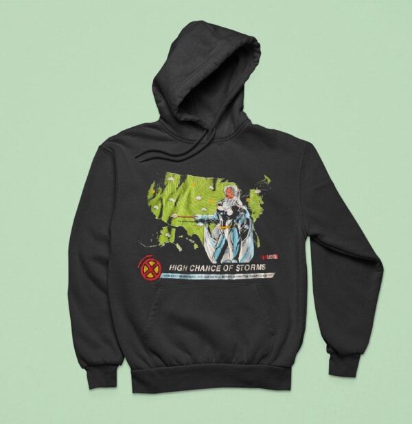 High Chance Of Storms X Men Hoodie