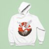 Hillary White Born Silly Duck Hoodie