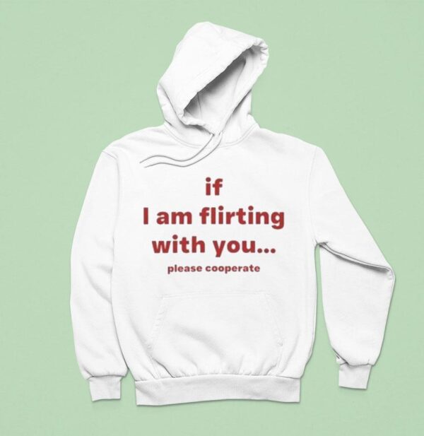 If I Am Flirting With You Please Cooperate Hoodie