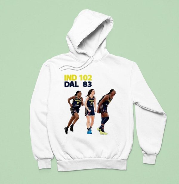 Indiana Fever Caitlin Clark Kelsey Mitchell Aliyah Boston Beat Dallas Hoodie