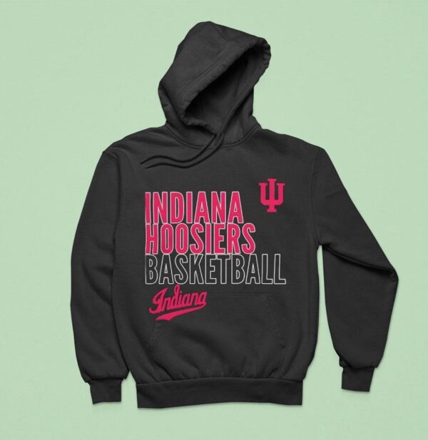 Indiana Hoosiers Basketball Logo Hoodie