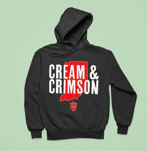Indiana Hoosiers Hometown Cream And Crimson Hoodie