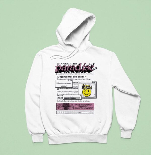 Internet Paradise Welcome To The Worldwide Web Of Disinformation Hoodie