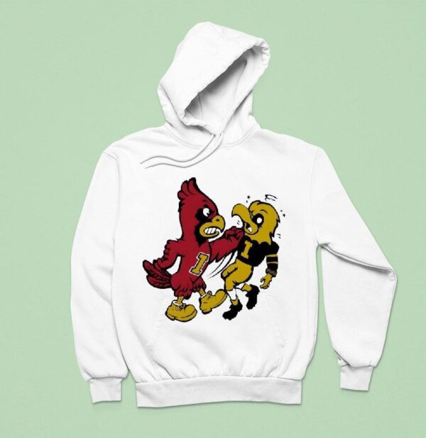 Iowa State Cyclones Hits Iowa Hawkeyes Mascots Hoodie