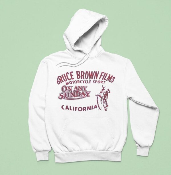 Jason Lee Scott Lucky Brand Bruce Brown Films Motorcycle Hoodie