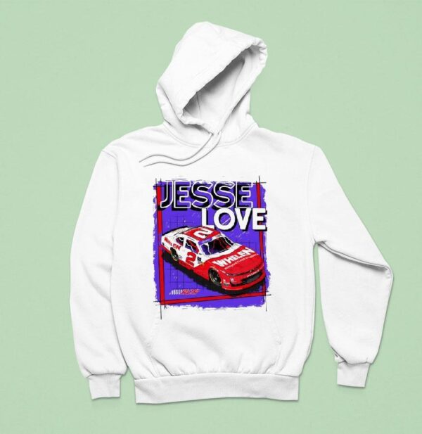 Jesse Love Whelen Chevrolet Nascar Xfinity Series Car Hoodie