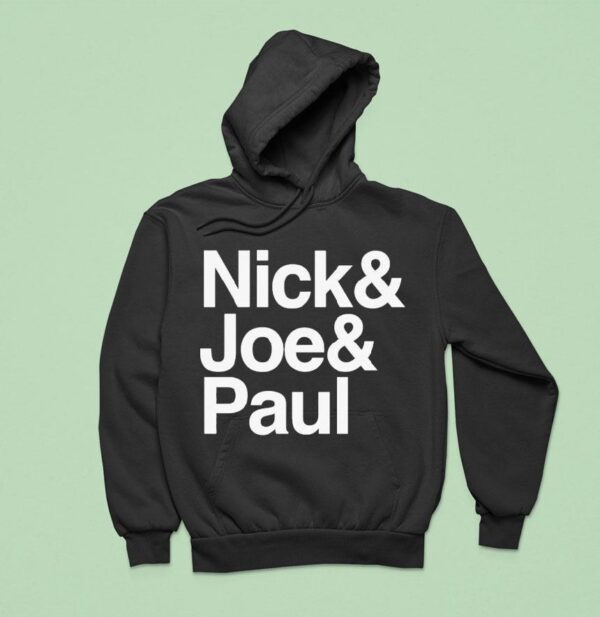 Jonas Brothers Nick Joe Paul Hoodie