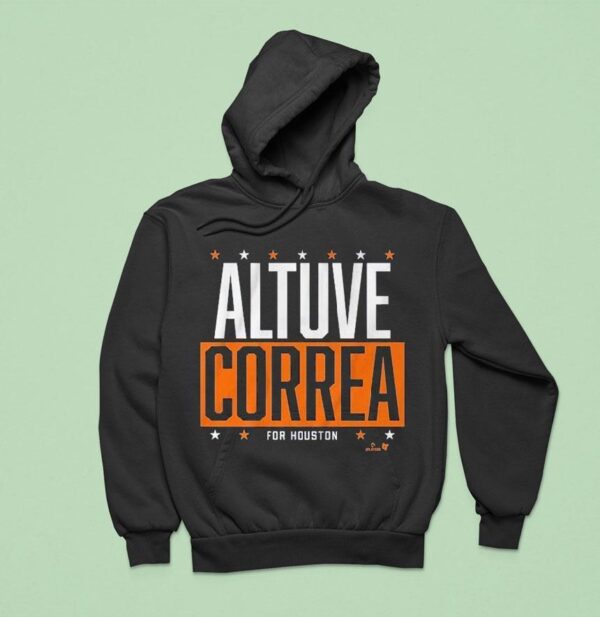 Jose Altuve And Carlos Correa Houston Astros Altuve Correa For Houston Hoodie