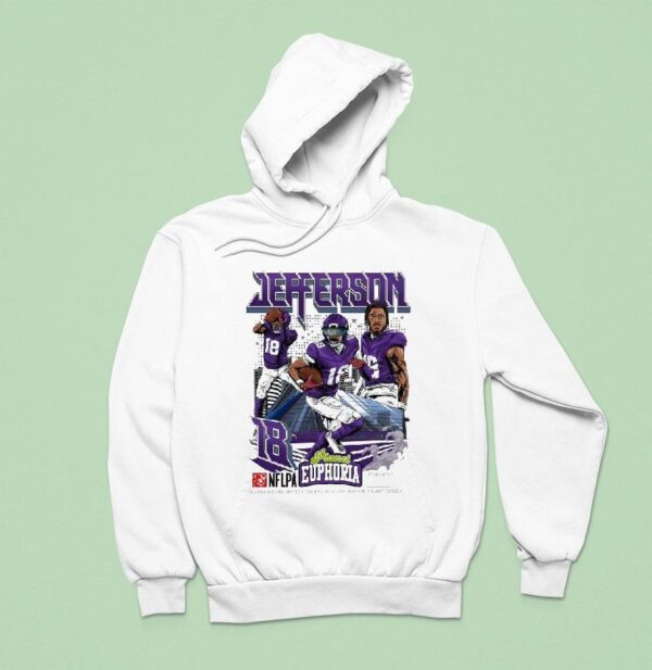 Justin Jefferson Planet Euphoria Baltimore Ravens Hoodie