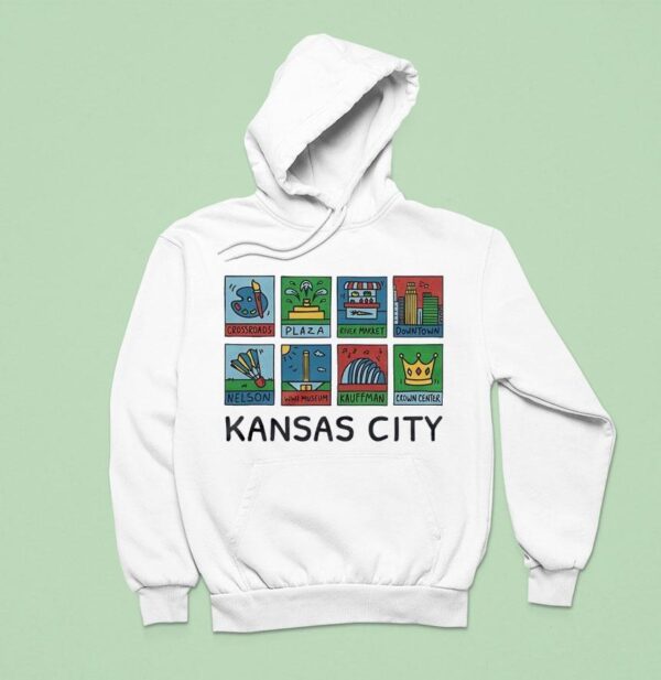 Kansas City Crossroads Plaza River Market Downtown Nelson Wwi Museum Kauffman Crown Center Hoodie