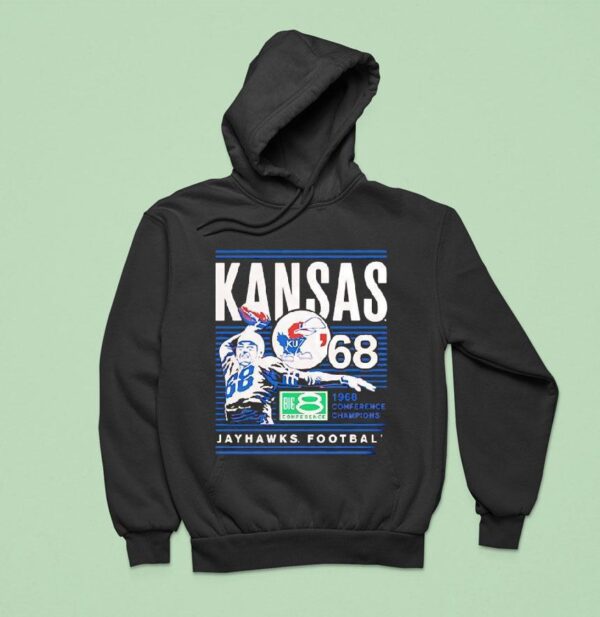 Kansas Jayhawks Football Conference Champions Vintage Hoodie