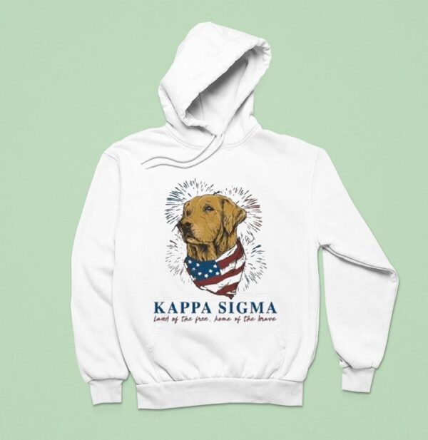 Kappa Sigma Land Of The Tree Home Of The Brave Usa Hoodie