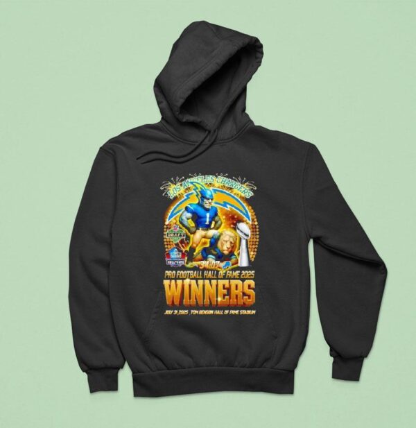 Los Angeles Chargers Pro Football Hall Of Fame Winners Masco Hoodie