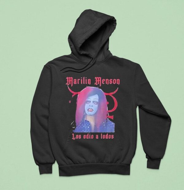Marilyn Manson Los Odio A Todos Hoodie