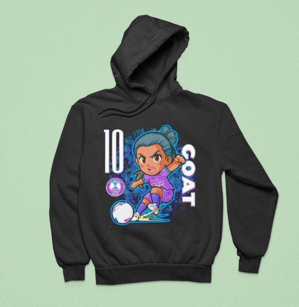 Marta Vieira Da Silva Washington Spirit National Women S Soccer League Chibi Hoodie