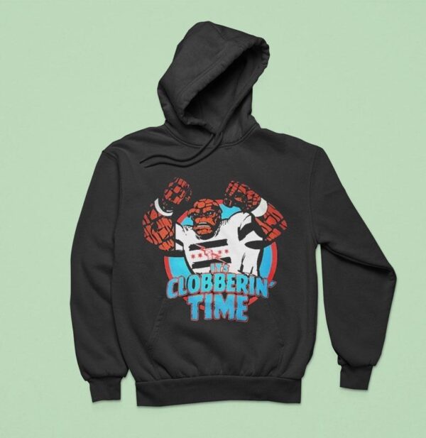 Marvel The Fantastic It S Clobberin Time Hoodie