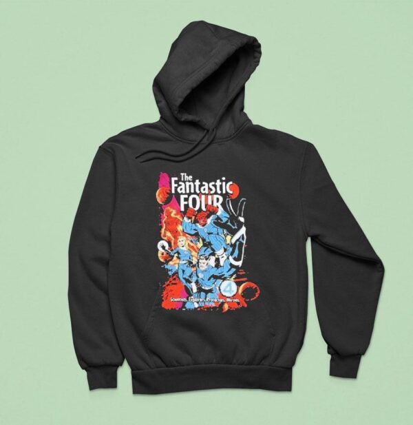 Marvel The Fantastic Scientists Explorers Protectors Heroes Comic Book Hoodie