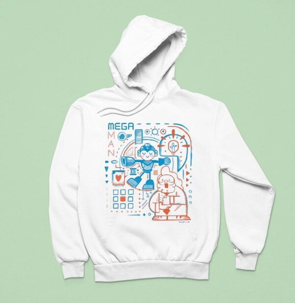 Mega Man And Dr Thomas Ligh Hoodie