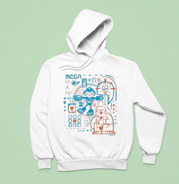 Mega Man Good Dad Hoodie