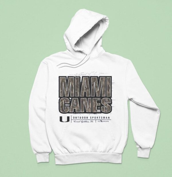 Miami Hurricanes Authentic Outdoor Sportsman Hoodie