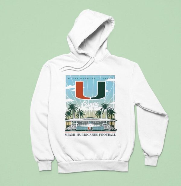 Miami Hurricanes Gardens Florida Football Hoodie