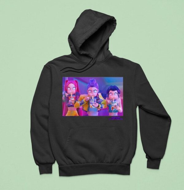 Mira Rumi And Zoey Eating Ramyeon Angrily Hoodie