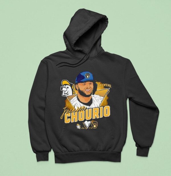 Mlb Player Jackson Chourio Milwaukee Brewers Hoodie