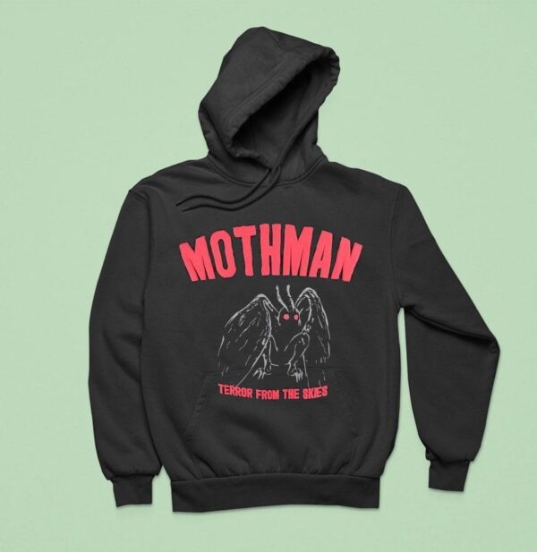 Mothman Terror From The Skies Hoodie