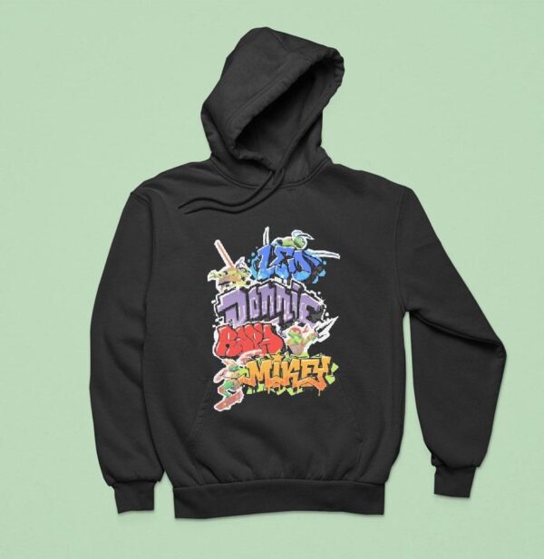 Nage Mutant Ninja Turtles Mutant Mayhem Graffiti Hoodie