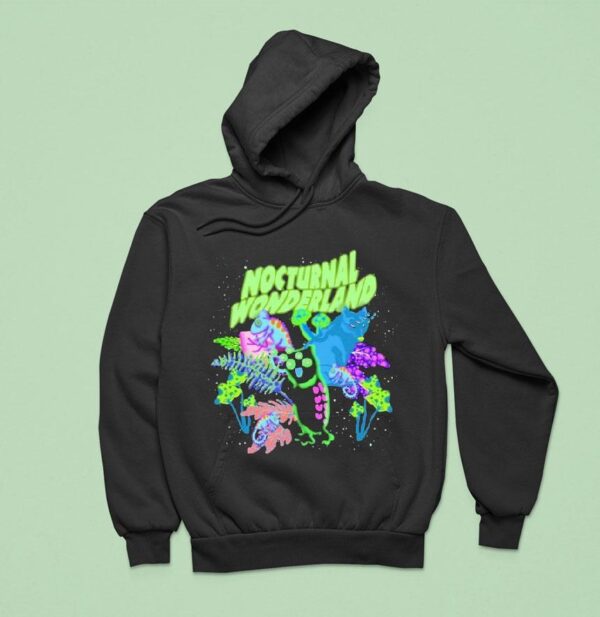 Nocturnal Wonderland Neon Spirits Hoodie