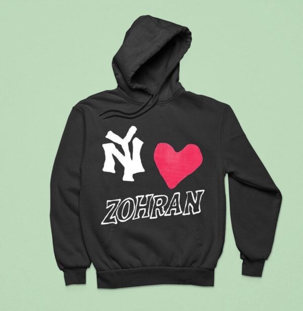 Ny Love Zohran Mamdani New York Hoodie