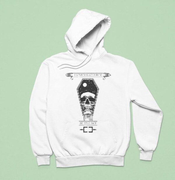 Omnium Gatherum Be The Sky Skull Coffin Hoodie