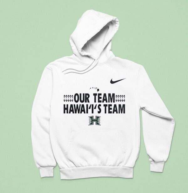 Our Team Hawai I S Team Logo Hoodie