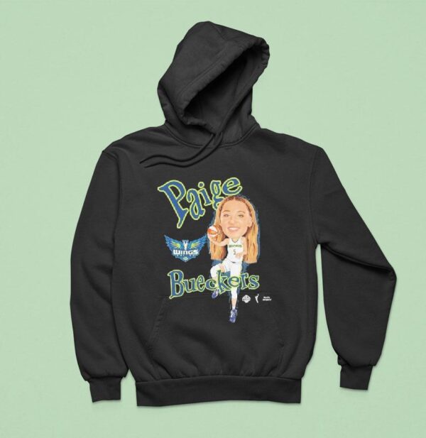 Paige Bueckers Dallas Wings Playa Society Sketch Hoodie