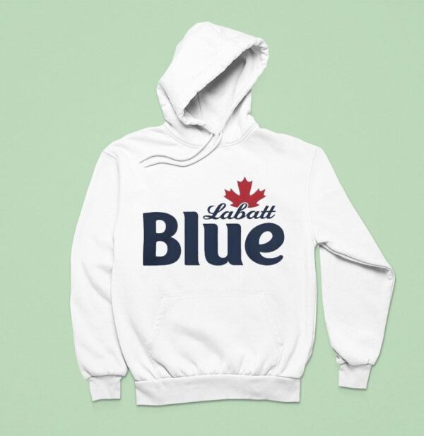 Pamela Anderson Labatt Blue Maple Leaf Hoodie