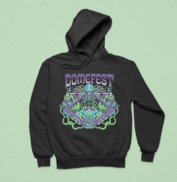 Pigeons Playing Ping Pong Domefest Energy Hoodie
