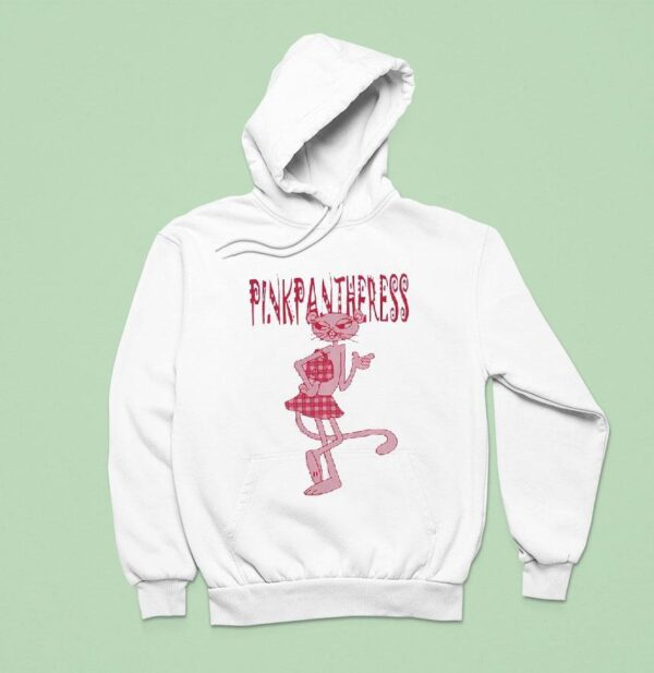 Pink Pantheress Cartoon Hoodie