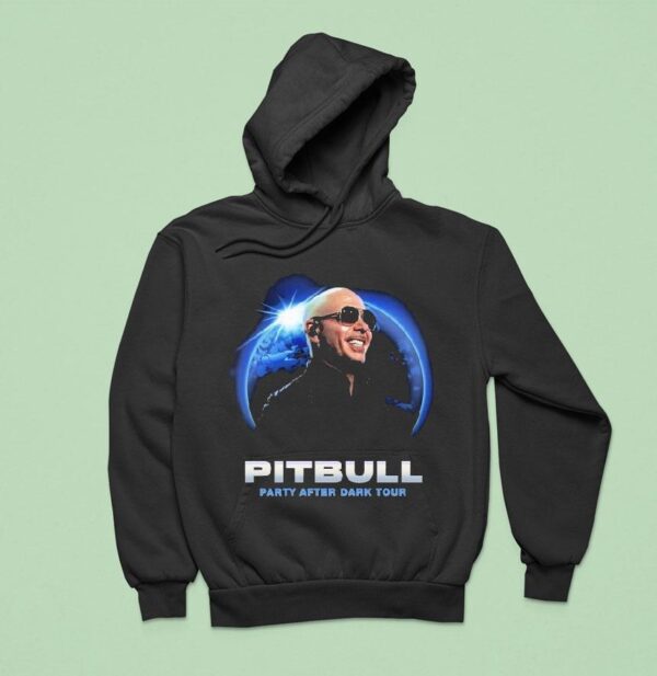 Pitbull Party After Dark Tour Map Hoodie