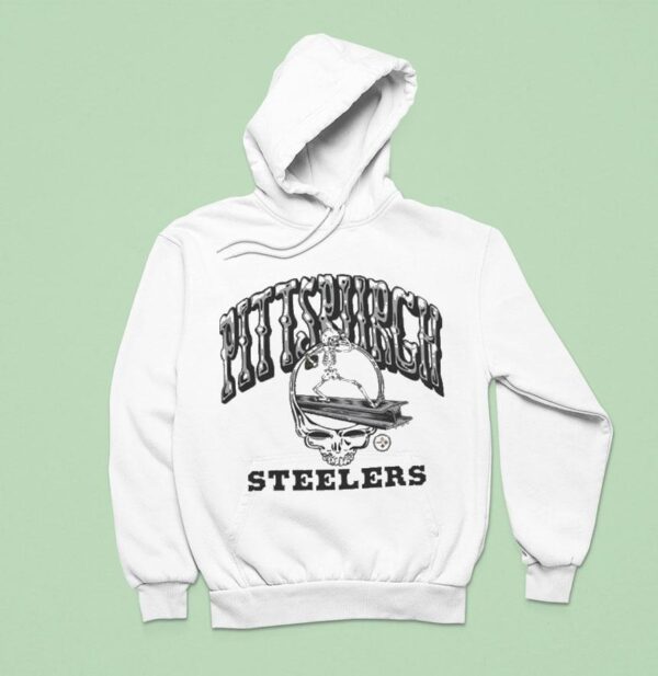 Pittsburgh Slers Nfl X Grateful Dead Skeleton Hoodie
