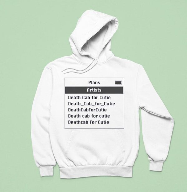 Plans Artists Death Cab For Cutie Death Cab For Cutie Hoodie