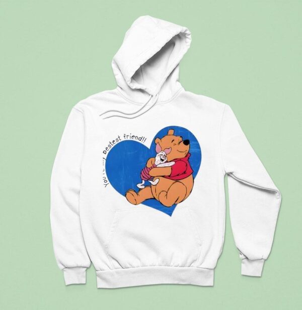 Pooh And Piglet Aaron Judge You Re My Bestest Friend Hoodie