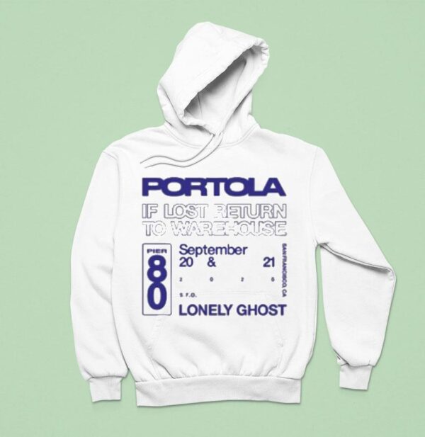 Portola X Lonely Ghost If Lost Return To Warehouse Hoodie
