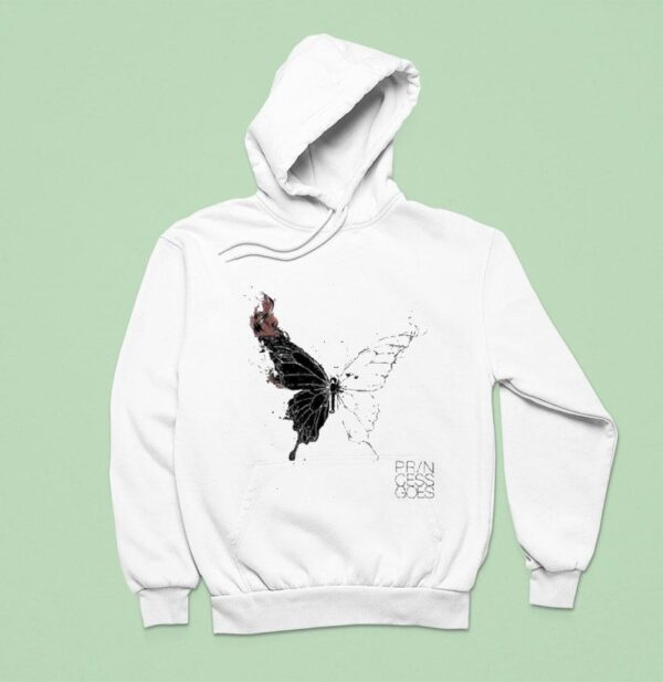 Princess Goes Butterfly Diagram Hoodie